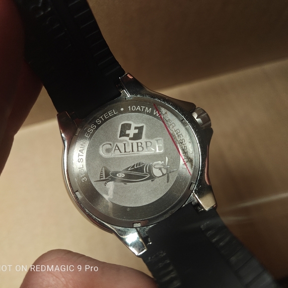 blue dial Calibre lancer men's watch - Picture 2 of 5